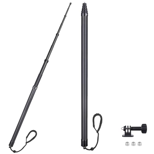Amazon | ARTCISE カーボン 自撮り棒 69.5-513cm 超長伸縮 軽量 高強度
